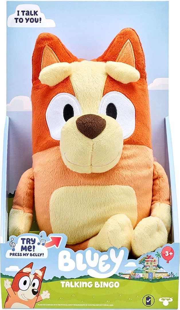 Bluey Bingo Large 30cm Talking Sounds Plush